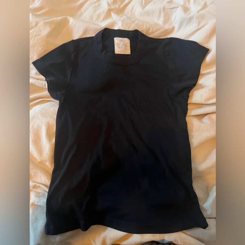 ARQ Cotton Baby Tee in Black